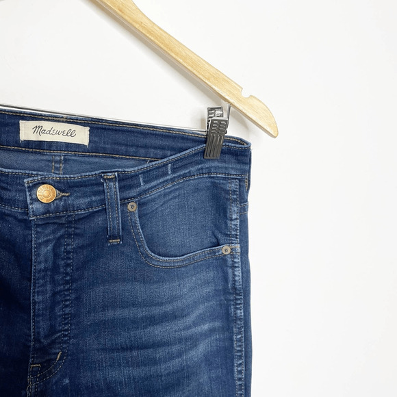 Madewell 10" High Rise Skinny Jeans Women's Hayes Wash F4684 stretch cotton 29 - Picture 4 of 9